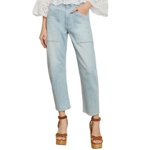 Veronica Beard Charlie Barrel Leg High Rise Jeans Size 26